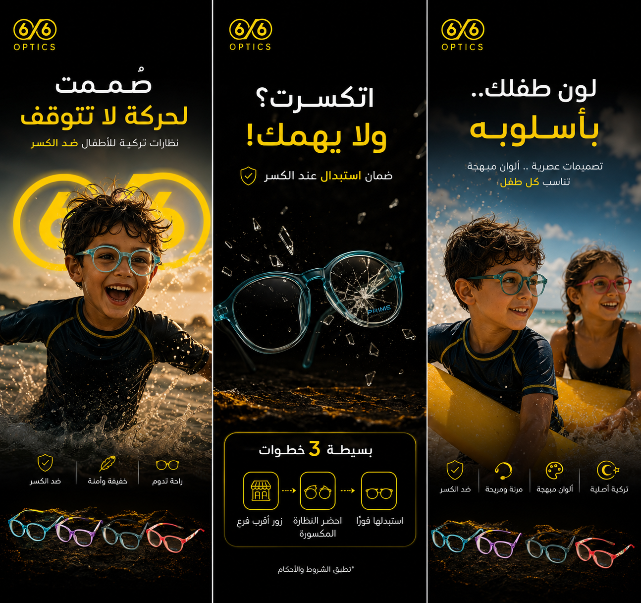 Turkish shatterproof glasses with warranty